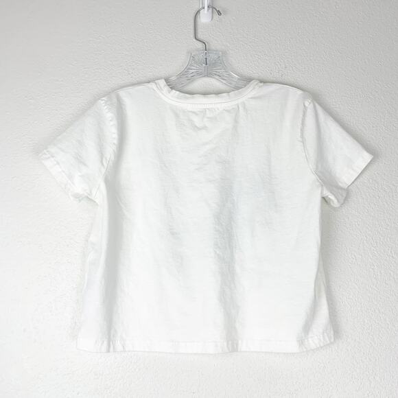 Altar'd State Shirt Womens Small Crop Graphic Tee Nature Ocean Outdoors Birds S - Picture 2 of 7